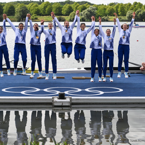 România câștigă aurul la proba de 8+1 feminin la Jocurile Olimpice de la Paris