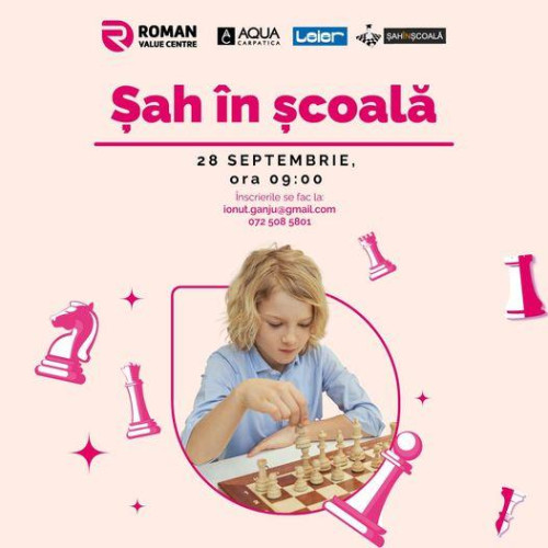 Concurs de șah pentru tineri la CSM Roman