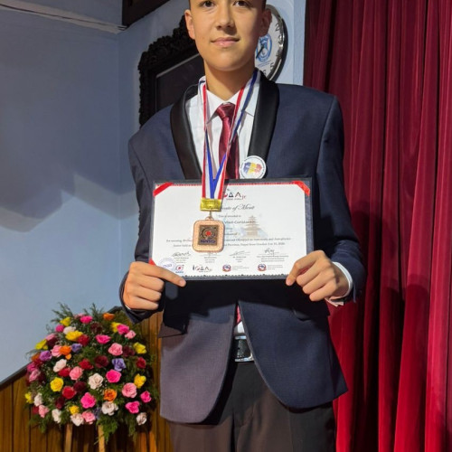 Elevul Vlad Patuleanu de la Colegiul Național Petru Rareș a obținut medalie de bronz la Olimpiada Internațională de Astronomie și Astrofizică