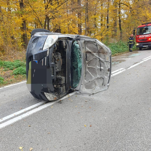 Accident rutier pe DN 15B, cu o persoană rănită