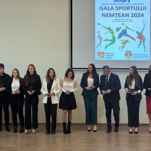 Gala Sportului Nemțean 2024: Celebrități și premii la Piatra Neamț