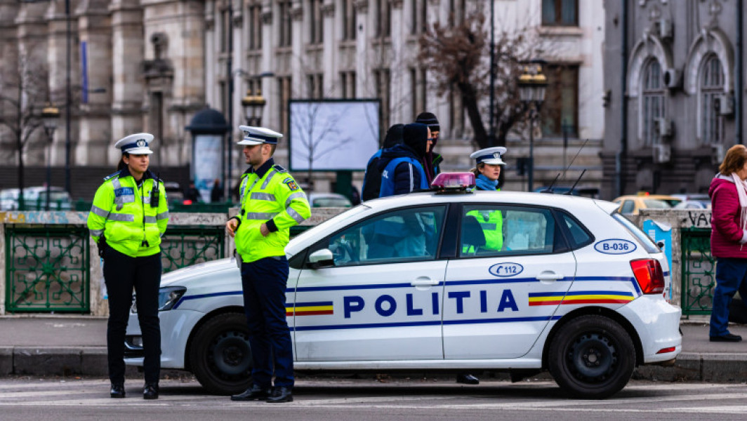 Șoferița prinsă de polițiștii rutieri din București