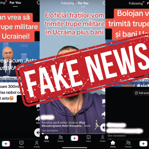 România neagă trimiterea de trupe în Ucraina
