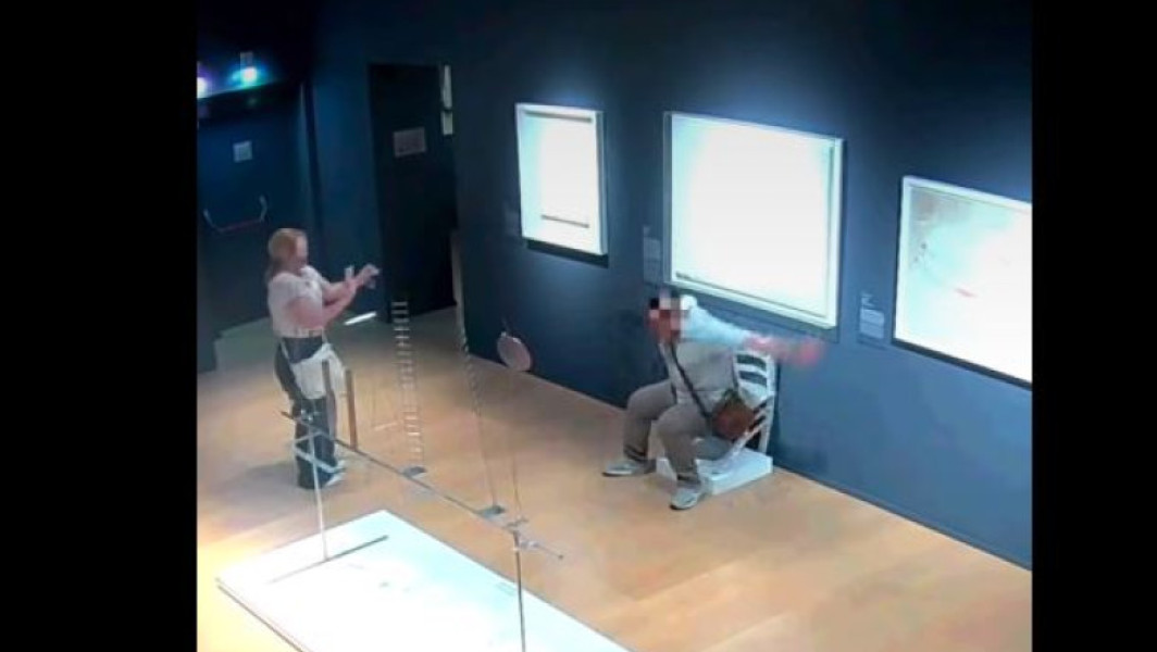 Turist ce a distrus o opera de arta intr-un muzeu din Verona