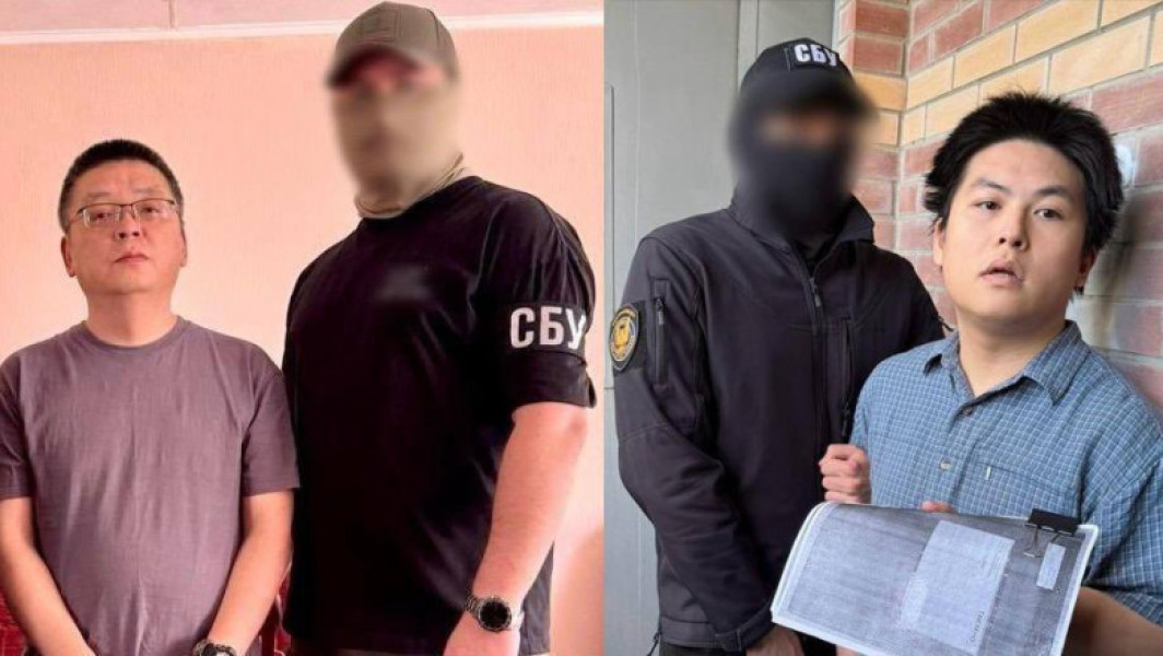 doi cetățeni chinezi arestați de serviciul de securitate al Ucrainei pentru spionaj.