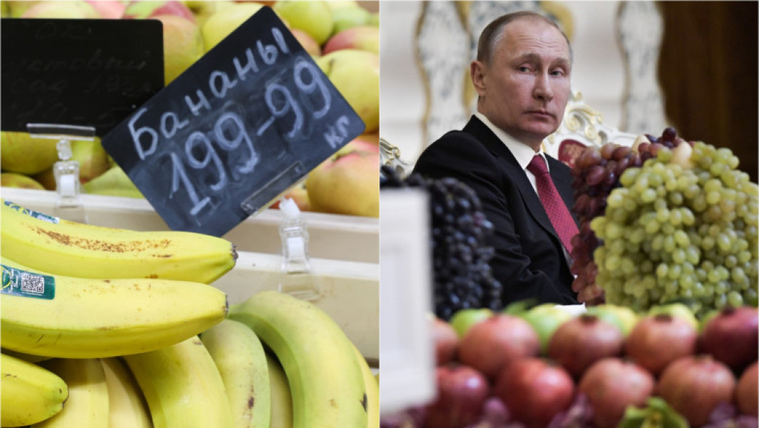 Rusia interzice importurile de banane din Ecuador. Rușii își cultivă singuri fructele tropicale în urma sfatului lui Putin.