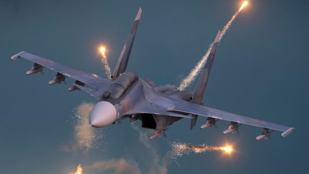 Avion de vânătoare rus Suhoi Su-30SM prăbușit în apropierea Insulei Serpilor