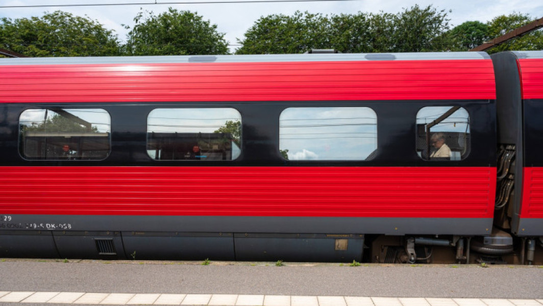 Tren deraiat în apropierea orașului danez Sonderborg