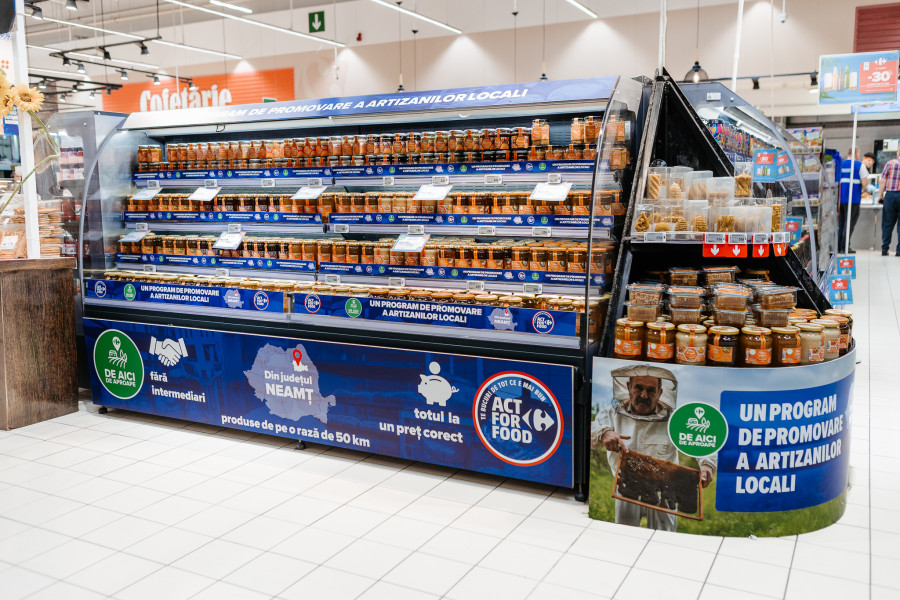 Carrefour extinde oferta în Piatra Neamț cu producători locali