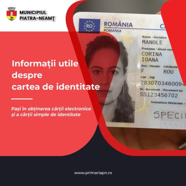 Pași utili pentru obținerea cărții de identitate: unde te programezi și ce taxe plătești