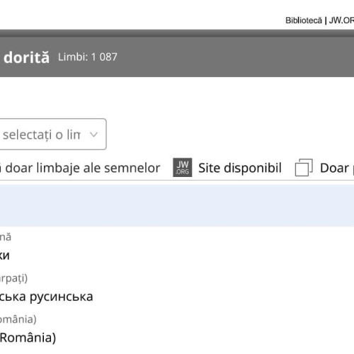 Martorii lui Iehova, promovarea diversității lingvistice și traducerea limbilor materne - Ziua Internațională a Limbii Materne