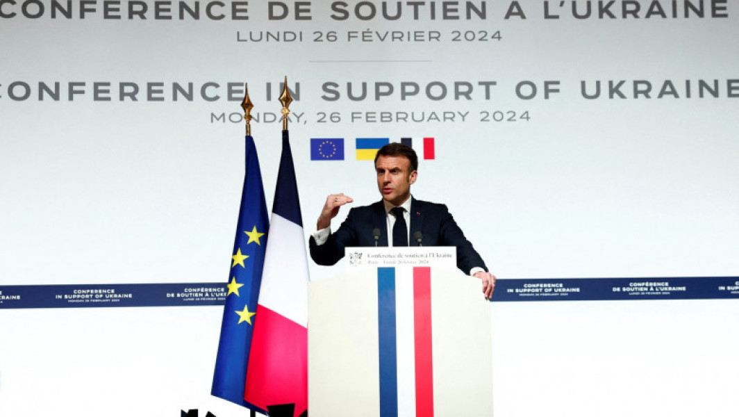 Presedintele Emmanuel Macron dezvaluie posibila trimitere a trupelor vestice in Ucraina