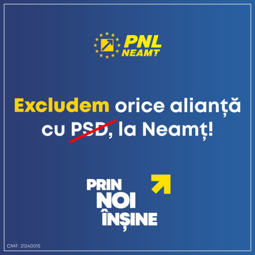 George Lazăr, PNL Neamț: Fără alianță cu PSD pentru câștigarea competiției