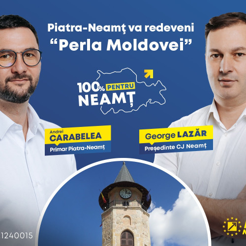 George Lazăr (PNL Neamţ): Piatra-Neamţ va redeveni “Perla Moldovei”