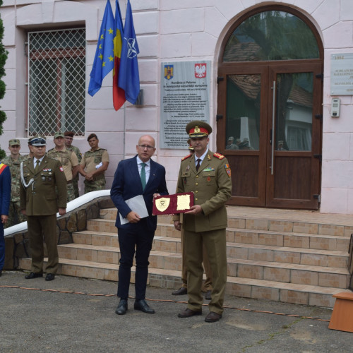 Ședință solemnă româno-polonă la Batalionul 634 Infanterie &quot;Mareșal Jozef Pilsudski&quot;