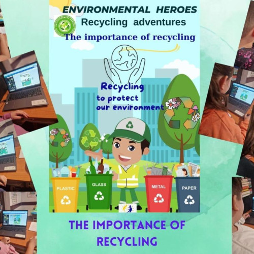 Proiect eTwinning: &quot;Environmental Heroes: Recycling Adventures&quot; la Colegiul Național &quot;Roman-Vodă&quot;